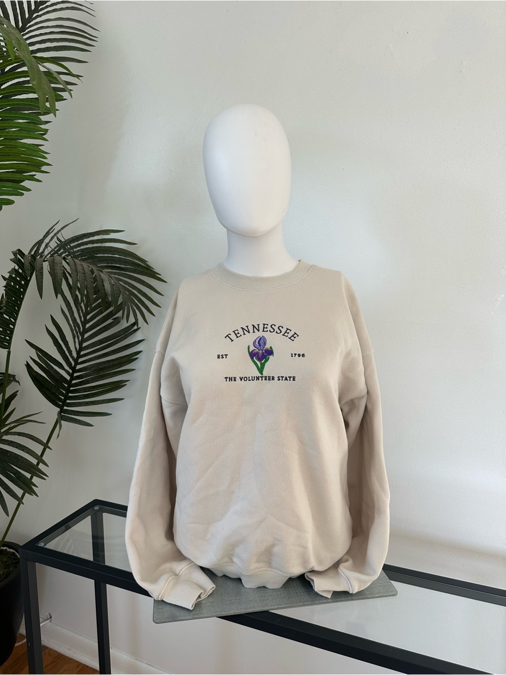 State of Mind Tennessee Crewneck Sweatshirt - Cream